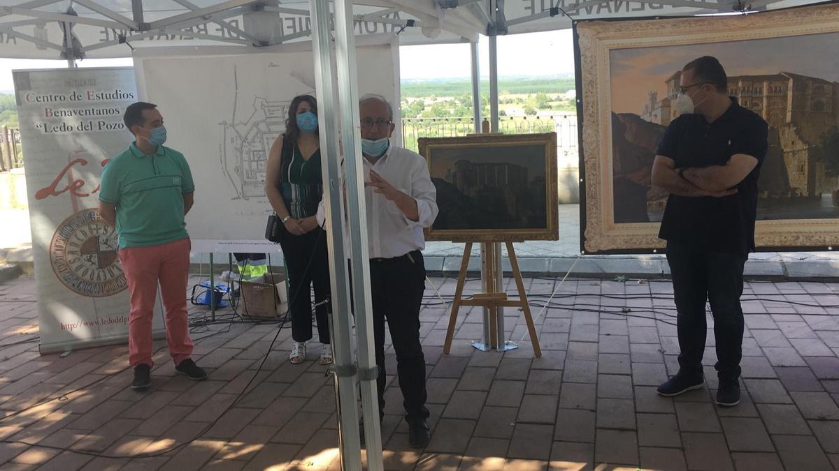 Presentación del cuadro del Castillo adquirido en Munich