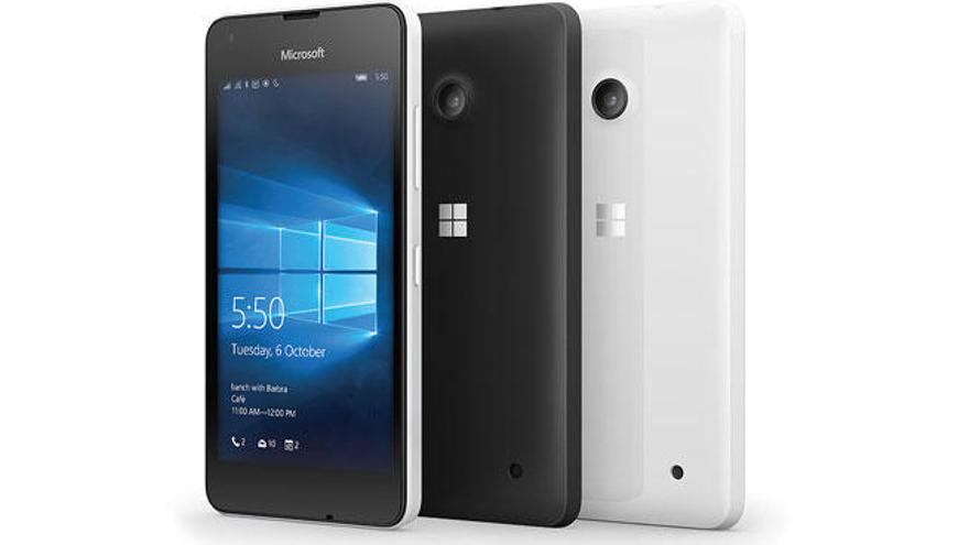 El Microsoft Lumia 550.