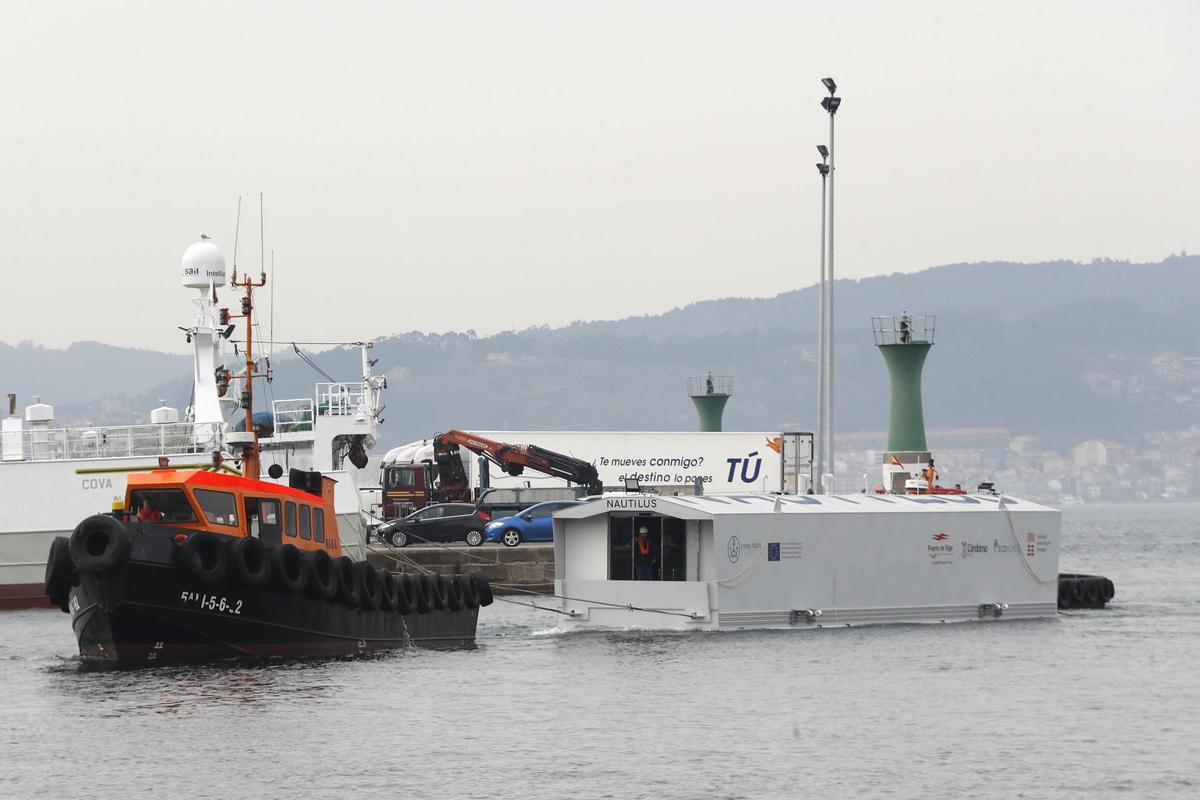 El visor submarino Nautilus ya está en A Laxe