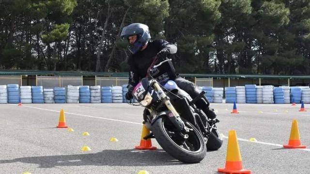 Masip, durante su concurso en el Campeonato
de España.