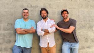 Richi Serrés, Alejandro Larrazába y Edgar Sanjuán, fundadores de Emogg