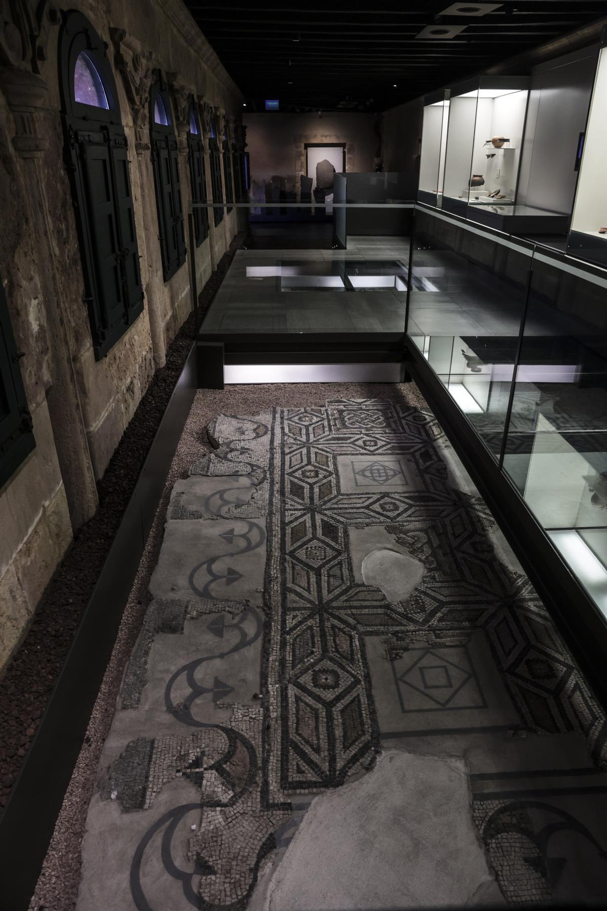 El mosaico romano de Andallón (Las Regueras), en el Museo Arqueológico