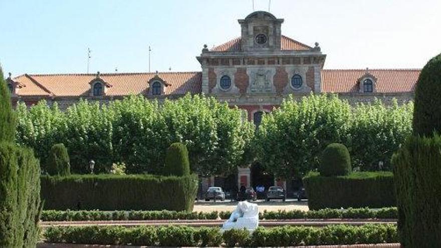 La façana del Parlament de Catalunya.