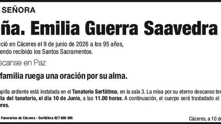 Dña.Emilia Guerra Saavedra