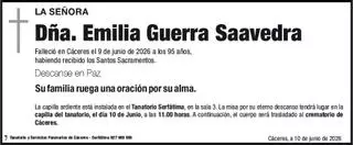 Dña.Emilia Guerra Saavedra