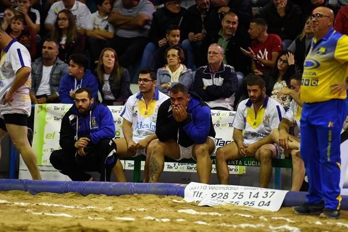 DEPORTES. VECINDARIO.SANTA LUCIA.   Luchada. Final de la Copa Cabildo Insular entre los equipos del Estrella CL y el CL Agüimes.  | 30/03/2019 | Fotógrafo: Juan Carlos Castro