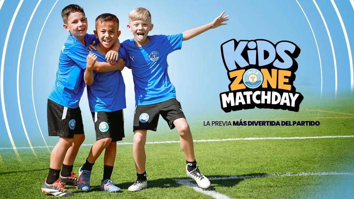 El cartel de la 'Kids Zone Matchday'