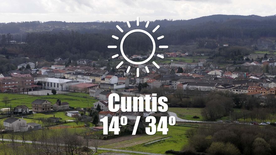 El tiempo en Cuntis: previsión meteorológica para hoy, martes 17 de junio