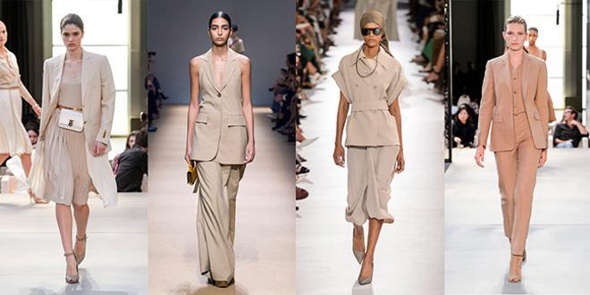 Looks de los desfiles de Burberry, Ferragamo, Max Mara y, de nuevo, Burberry