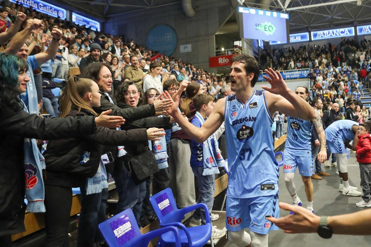 Imagen del partido entre el Río Breogán - Unicaja de la jornada 14 de la Liga Endesa