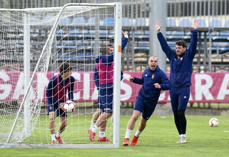 El Zaragoza se entrena