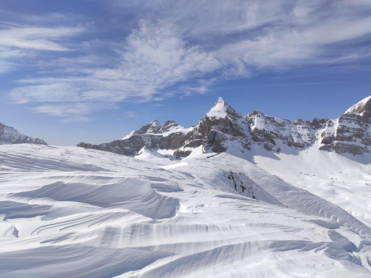 Un pico del Pirineo aragonés, en una imagen de archivo.