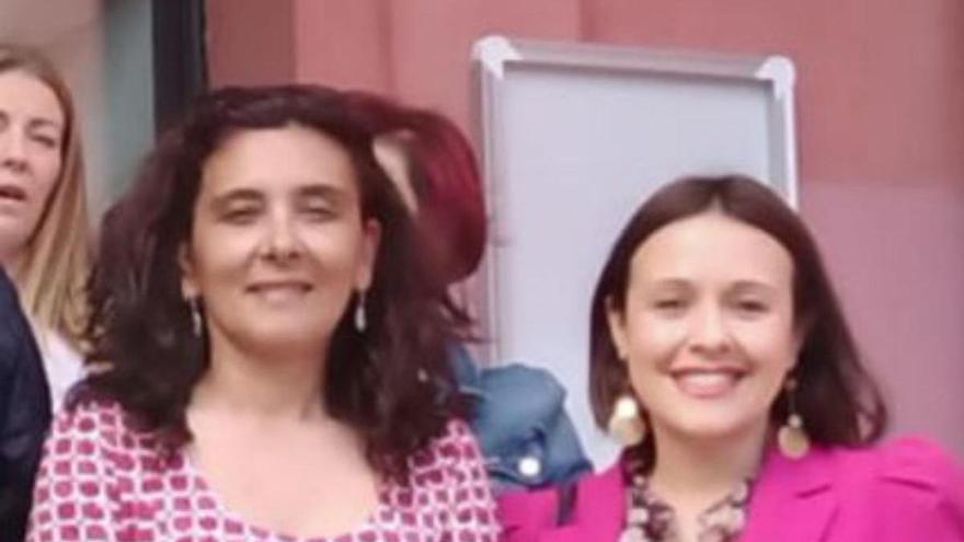 Silvia Suárez y María Martín.