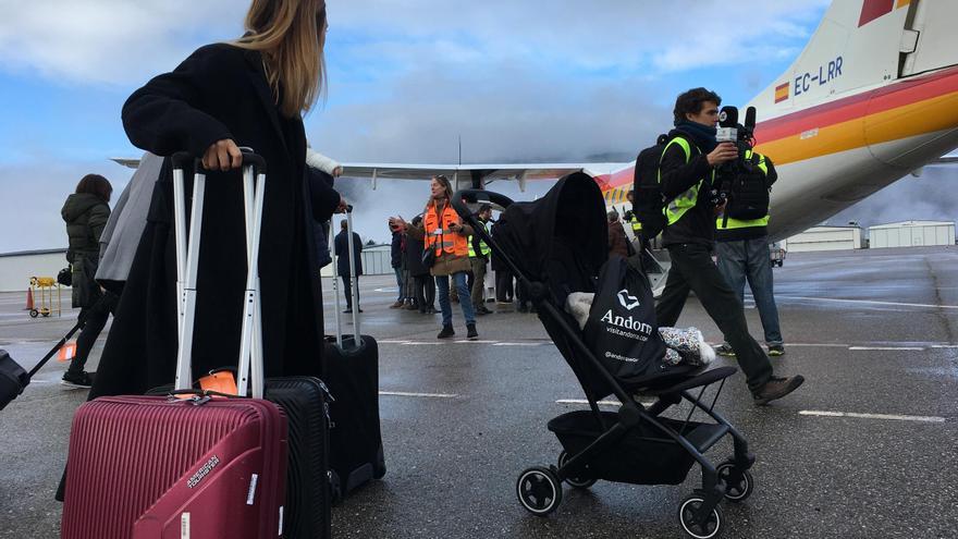 El primer vol d&#039;Air Nostrum entre l&#039;aeroport d&#039;Andorra-La Seu i Palma, en vídeo