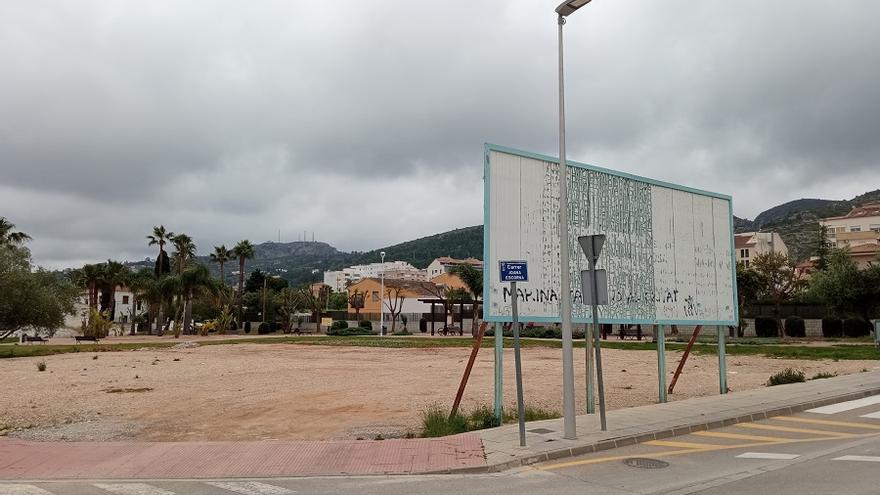 El terreno donde se construirá el nuevo centro de salud del municipio