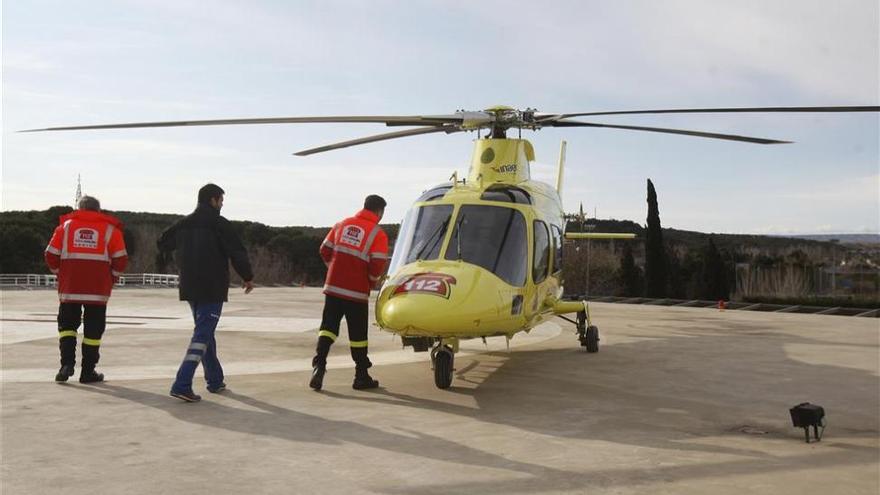 Herido grave un trabajador al sufrir un accidente con una hormigonera en Santaella