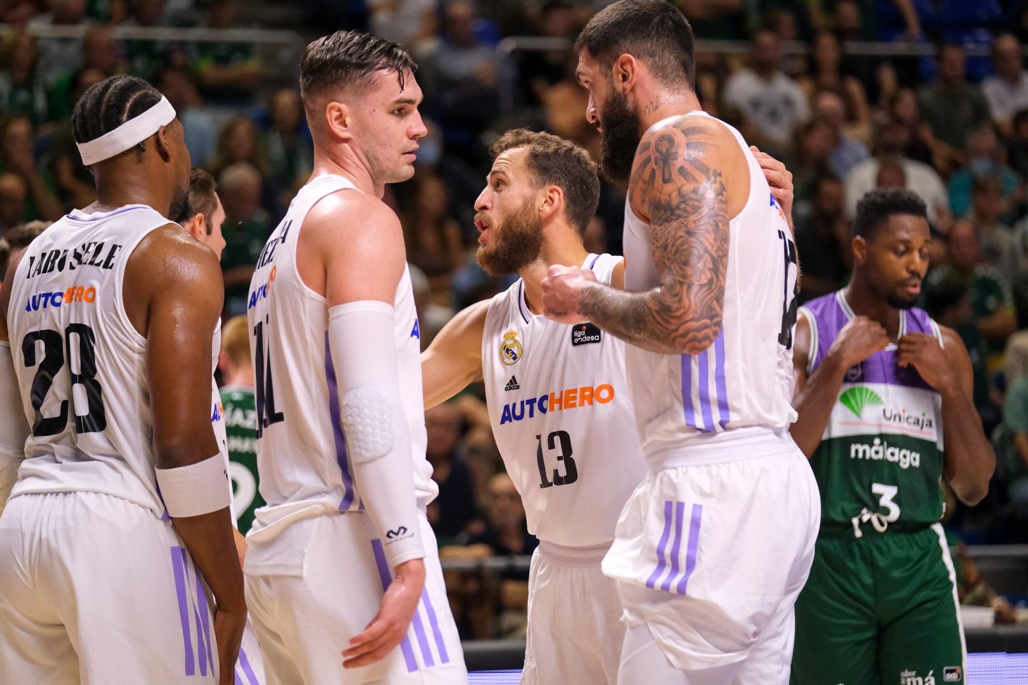 El Unicaja - Real Madrid de la Liga Endesa, en imágenes