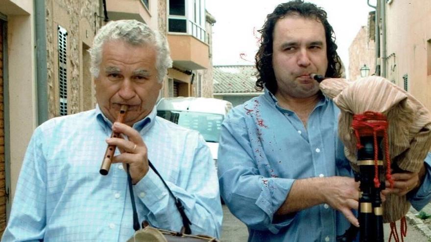 La actual 'colla', que está formada por Tomeu y su sobrino Miquel.