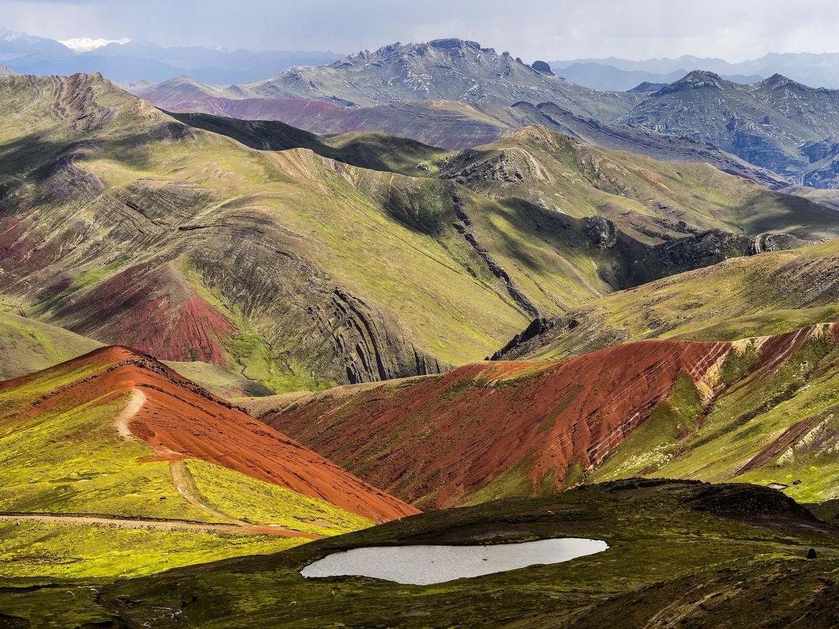 Montañas de Palccoyo.