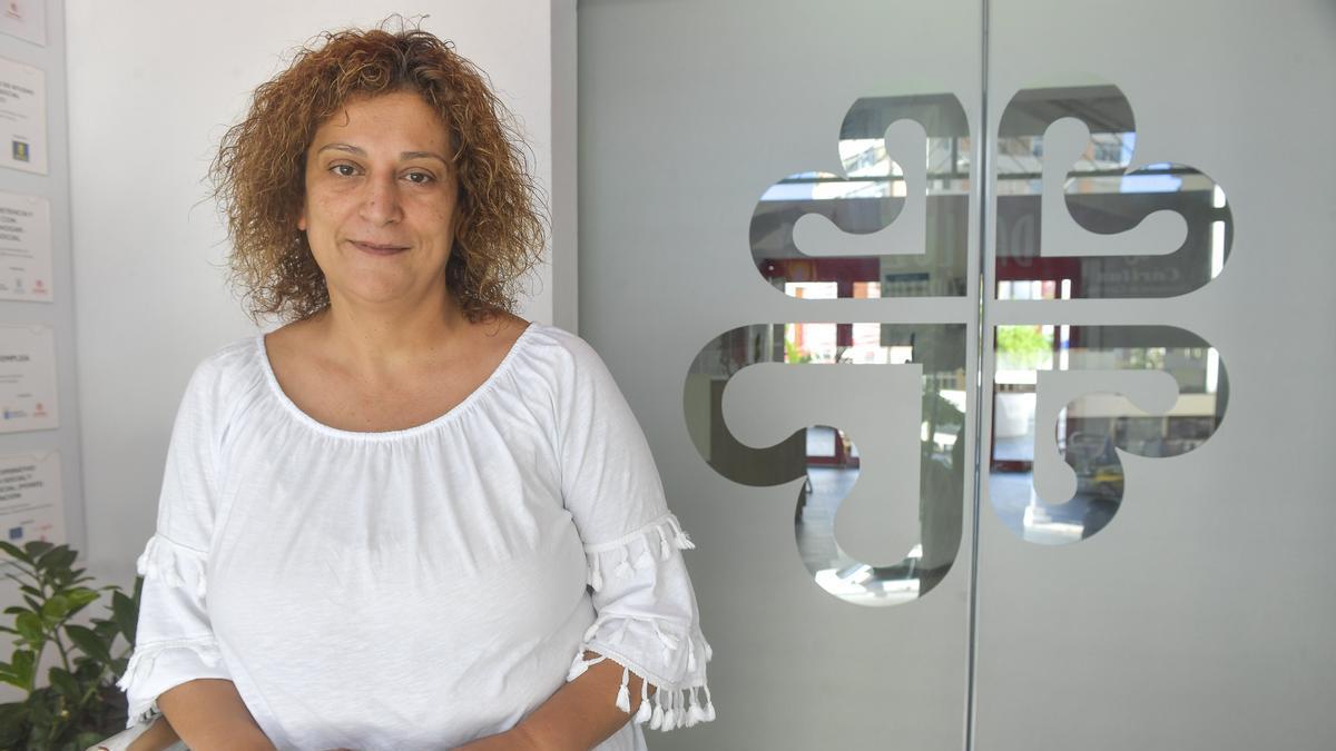 Caya Suárez, secretaria general de Cáritas Diocesana de Canarias