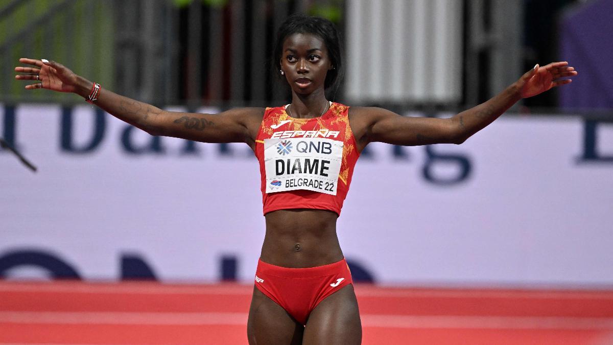 Fátima Diamé realizó un gran concurso de longitud