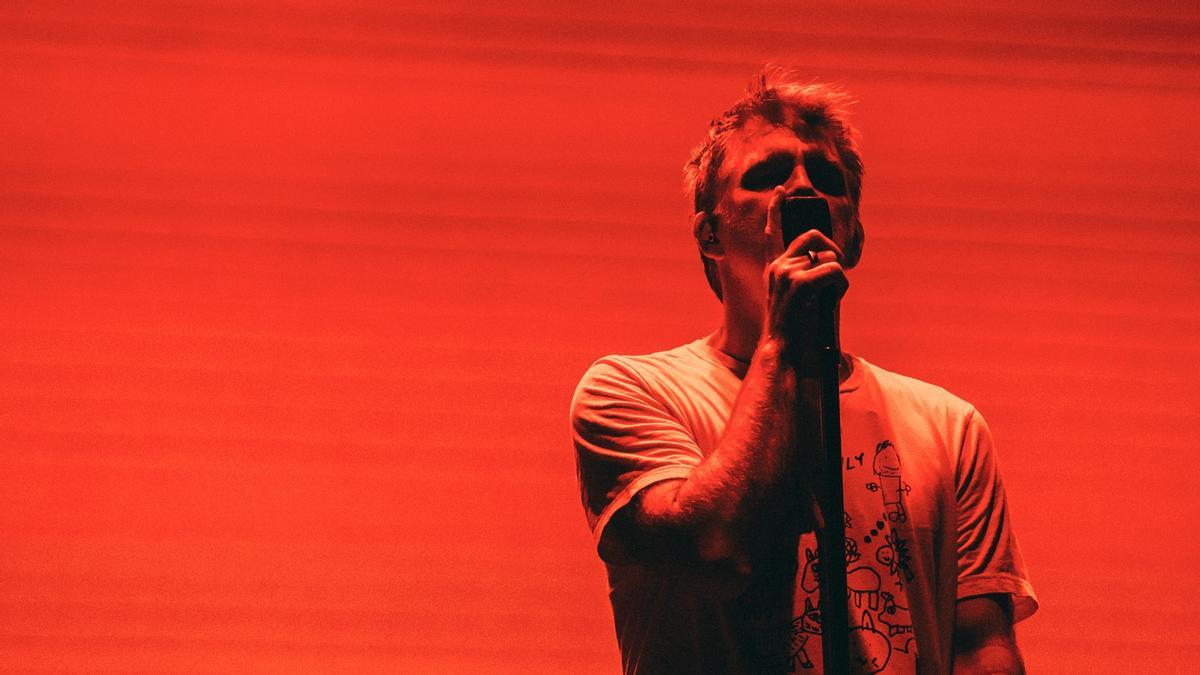 James Murphy, líder de LCD Soundsystem, en la noche del sábado en el Primavera Sound