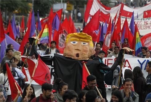 Marcha feminista contra Trump