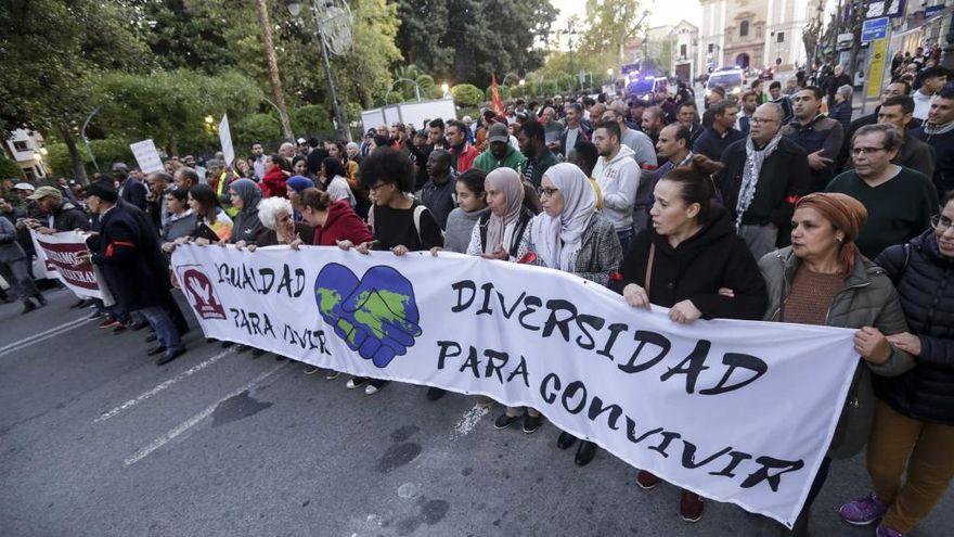 Manifestación en favor de la diversidad.