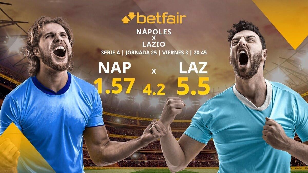 SSC Napoli vs. SS Lazio: alineaciones, horario, TV, estadísticas y pronósticos