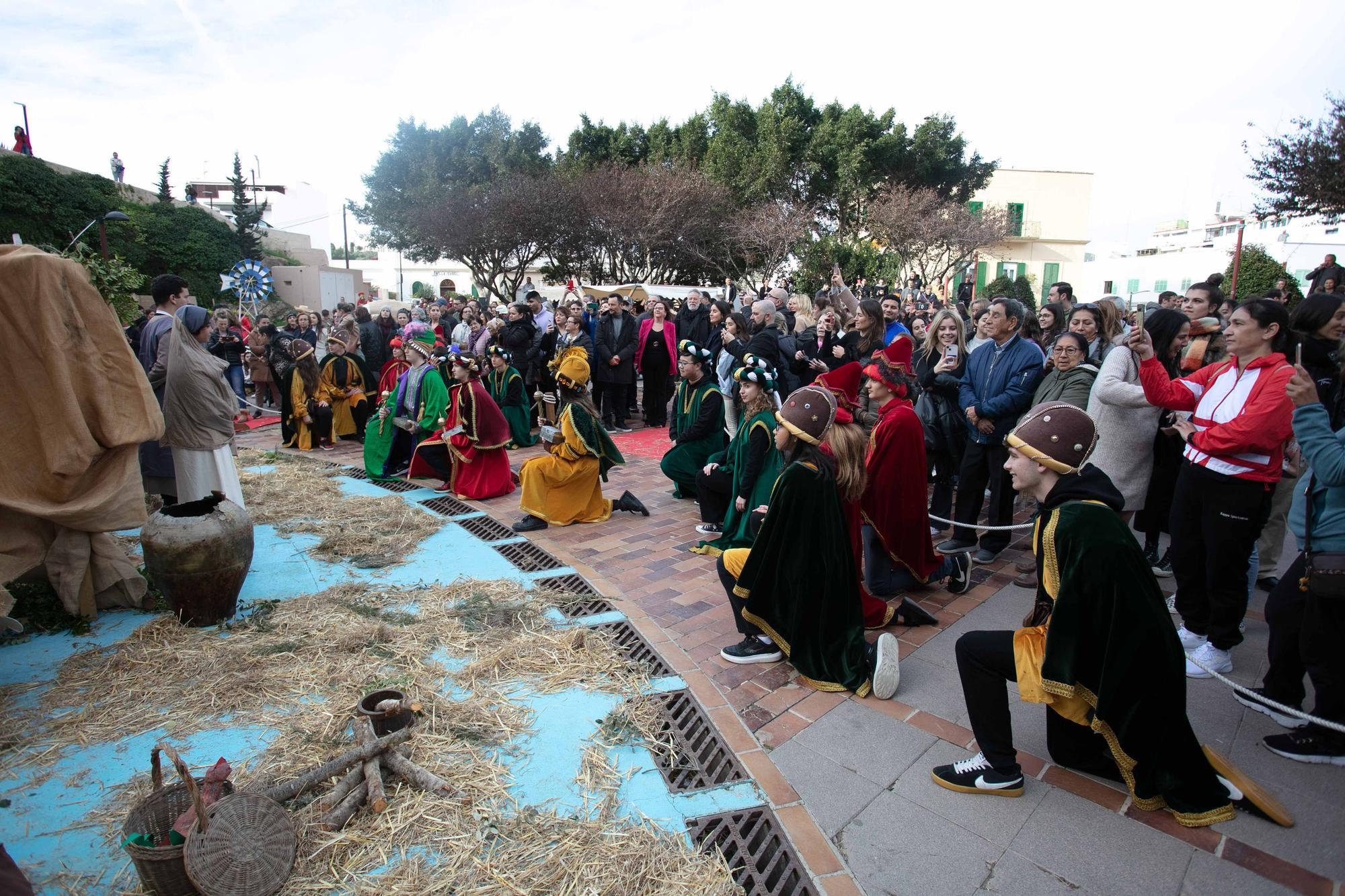 El belén viviente de la Consolación vuelve a las calles de Ibiza