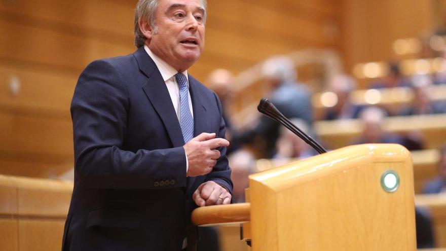 José Manuel Barreiro, portavoz del PP en el Senado.