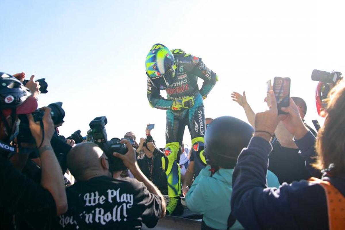 Las mejores imágenes de la despedida de Valentino Rossi Las mejores imágenes de la despedida de Valentino Rossi