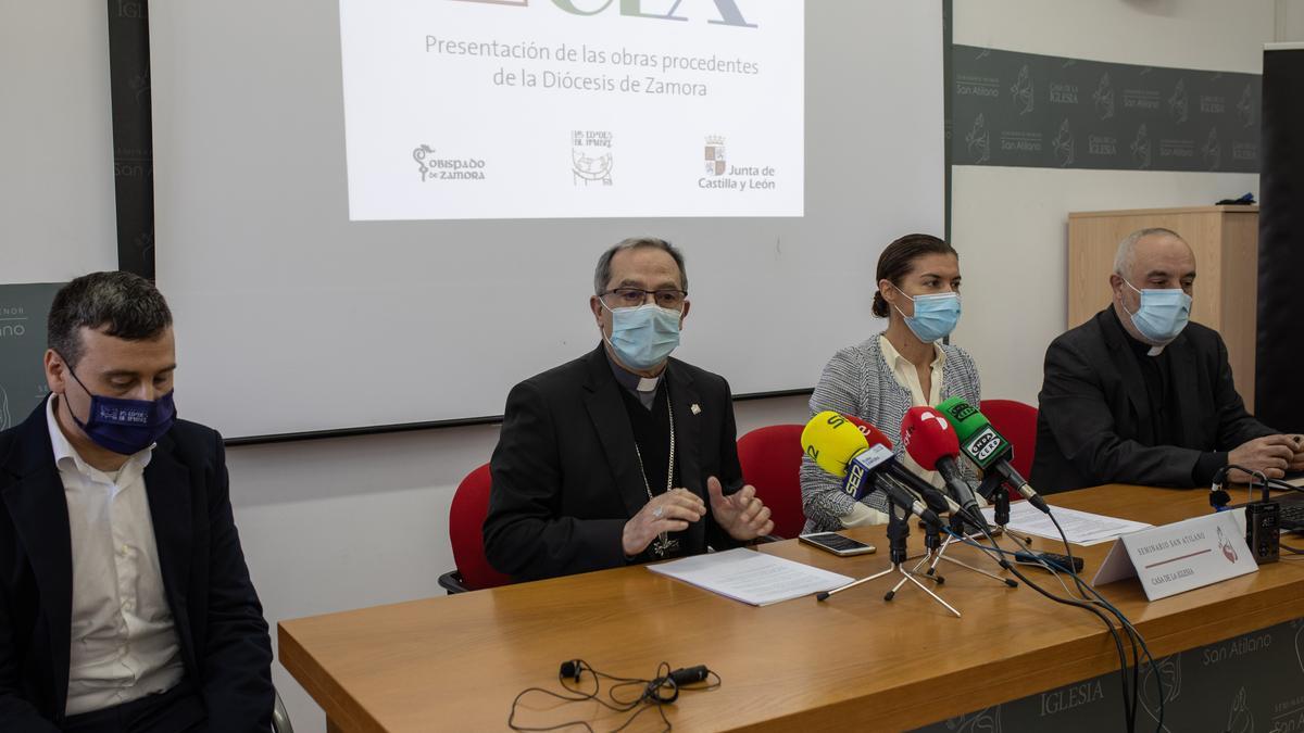 Presentación de las piezas que irán a las Edades del Hombre desde Zamora.