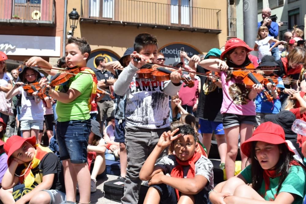 Més de 400 infants fan sonar les músiques de la Pa