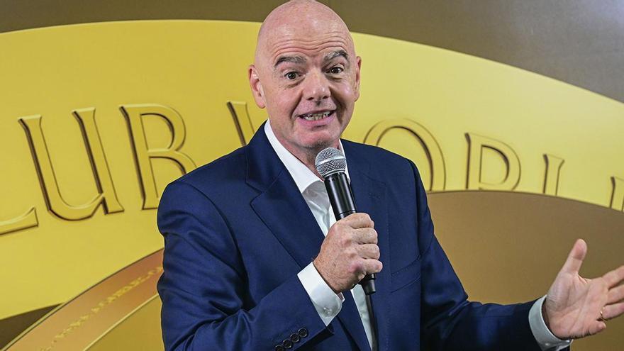 Infantino: "A los jugadores les encanta el Mundial de Clubes"