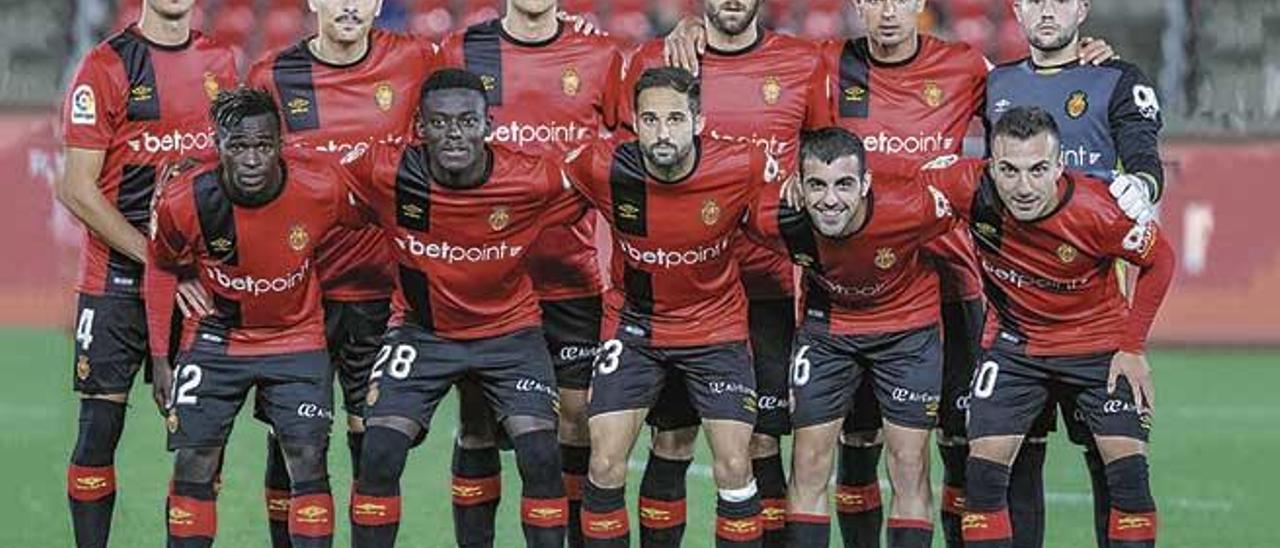 El once del Mallorca que jugó el miércoles ante el Valladolid.