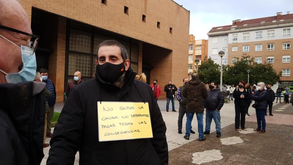 Protesta en Gijón de la hostelería local