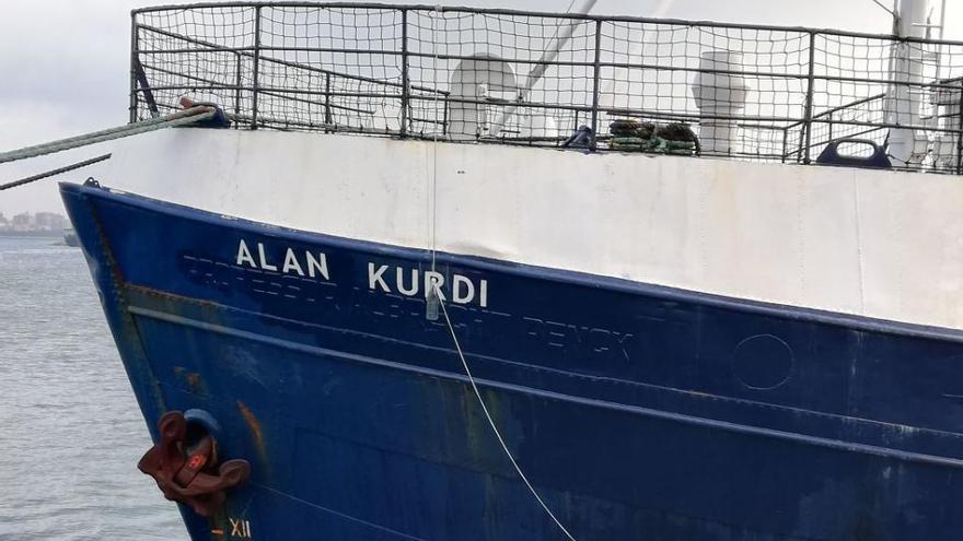 Die &quot;Alan Kurdi&quot; im Hafen von Palma de Mallorca