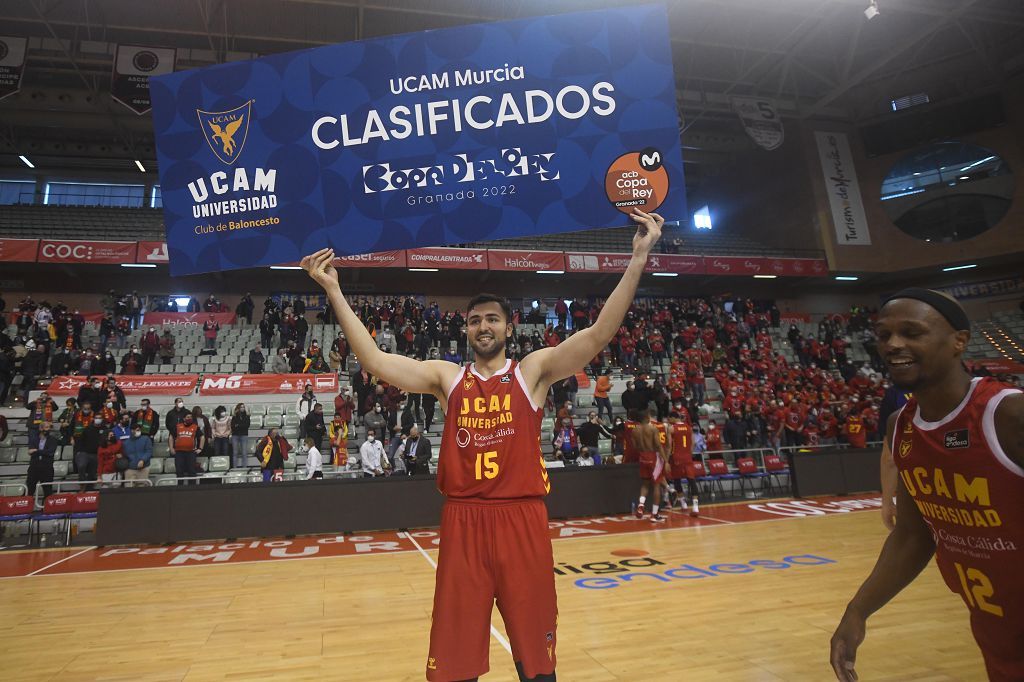 El UCAM Murcia hace historia y se clasifica para la Copa del Rey de Granada