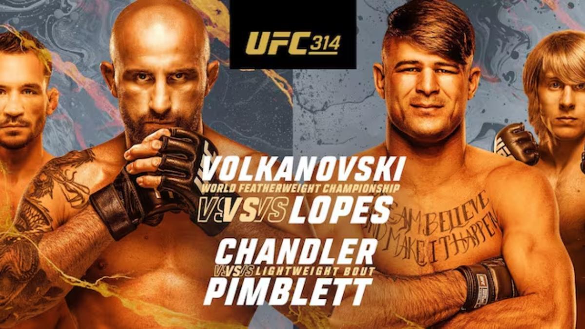 Cartelera del UFC 314
