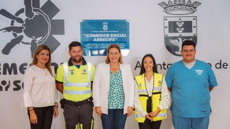 Arrecife abre un comedor social para servir comida a personas vulnerables