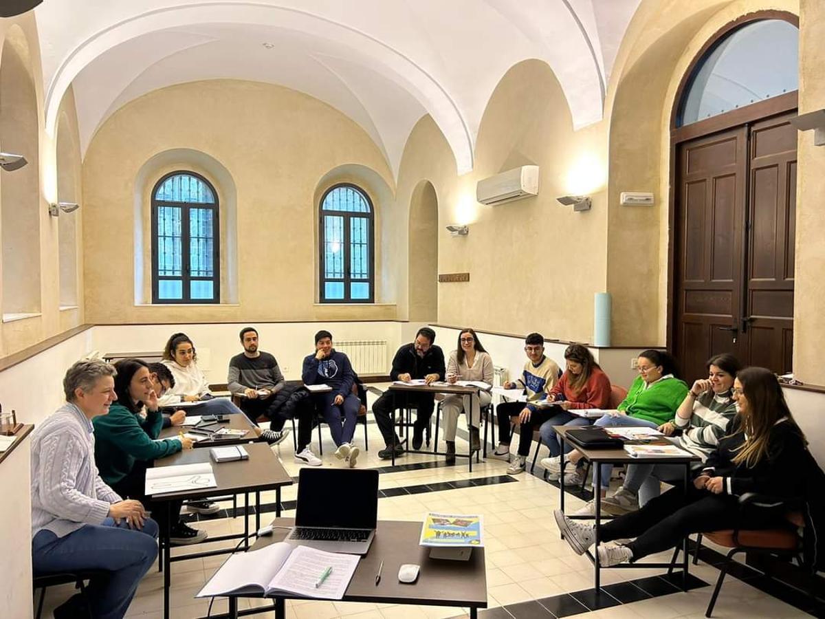 Retiro de pastoral juvenil, en el seminario de Plasencia.