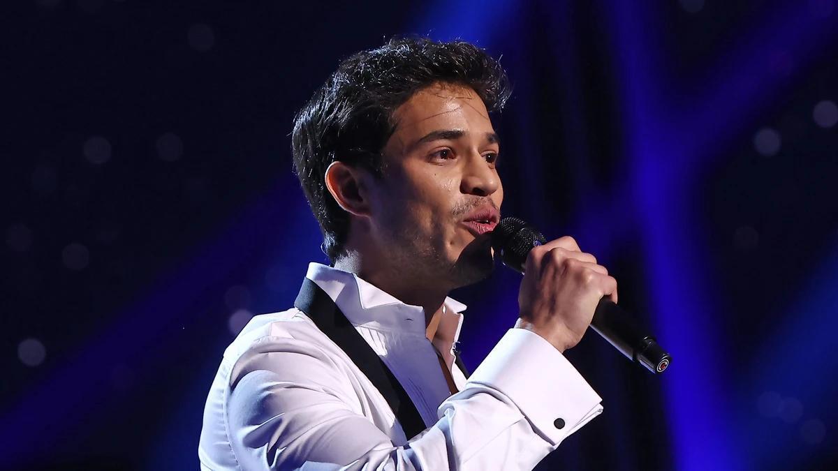 Pedro Da Costa durant la seva actuació a 'La Voz'