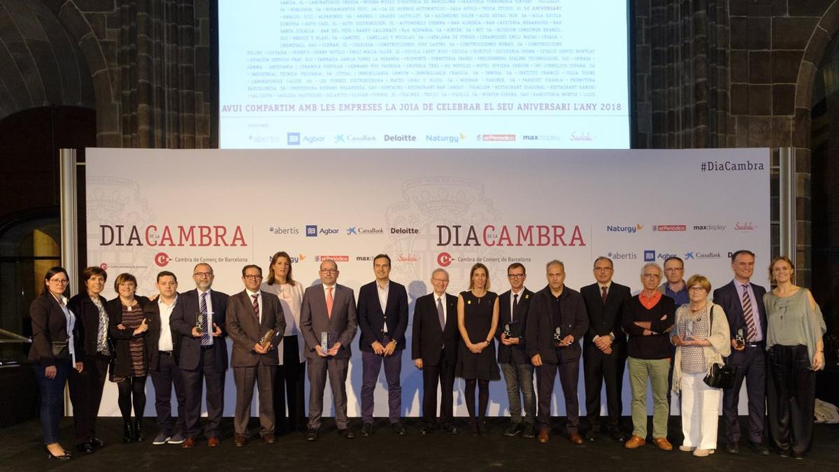 Empresas del Vallès Oriental premiadas por la Cambra de Barcelona.