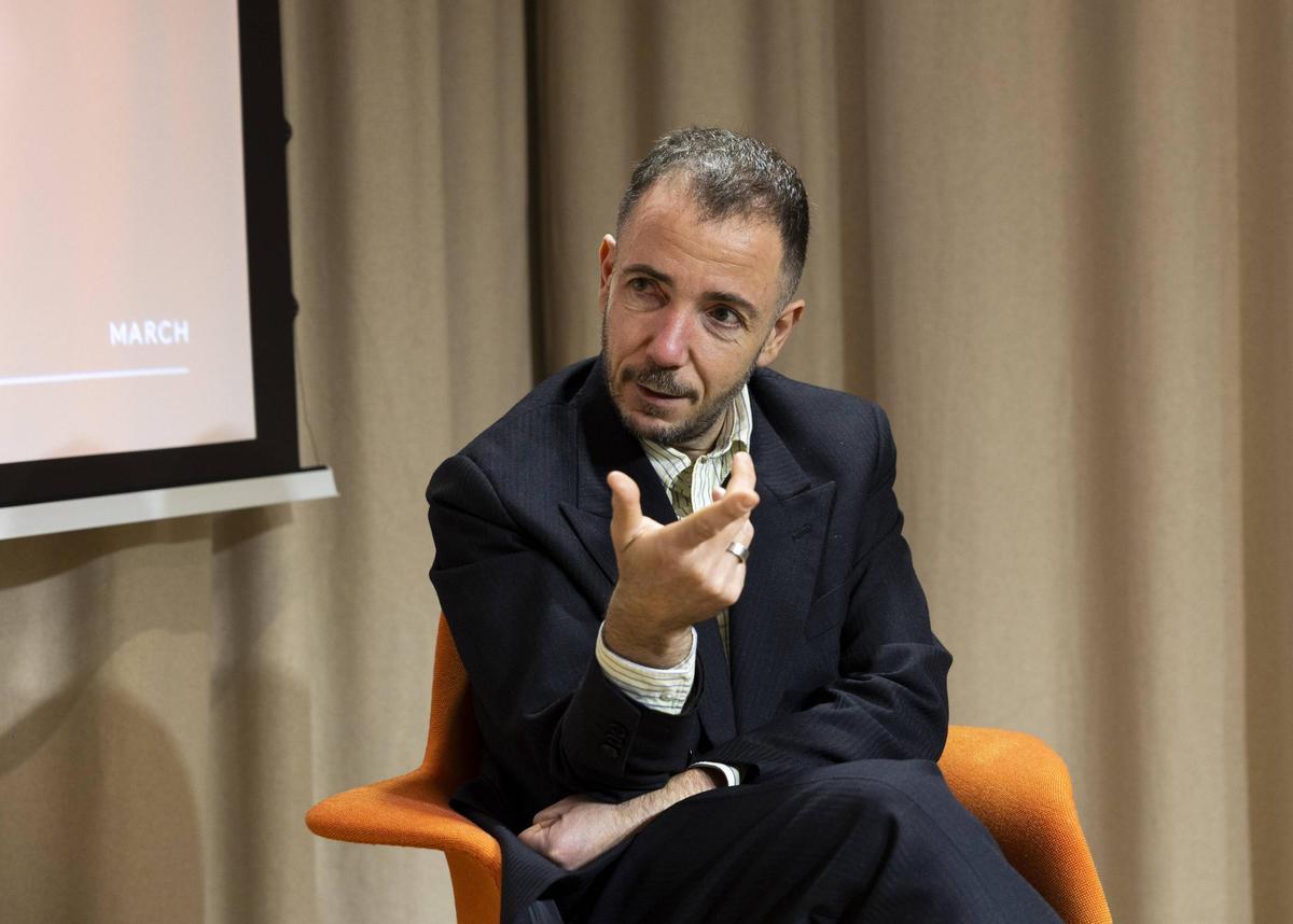 Jaume Ripoll durante el coloquio