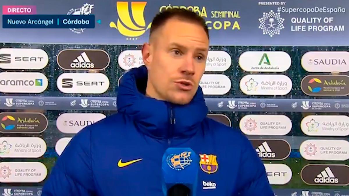 Ter Stegen: "Busco siempre estar al 100%. Muy contento con el equipo, hemos hecho un gran esfuerzo"