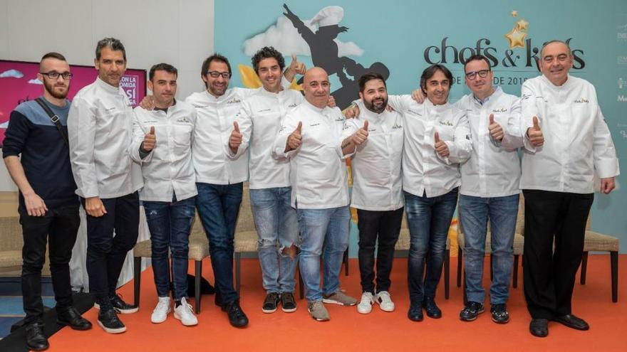 Veintisiete chefs Michelin muestran en Marbella su solidaridad con los niños