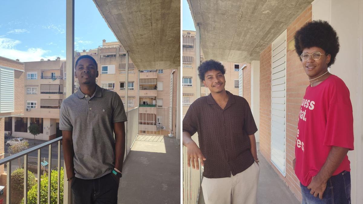 Mamadou, Mihail y Saúl, tres extutelados que hoy son universitarios.