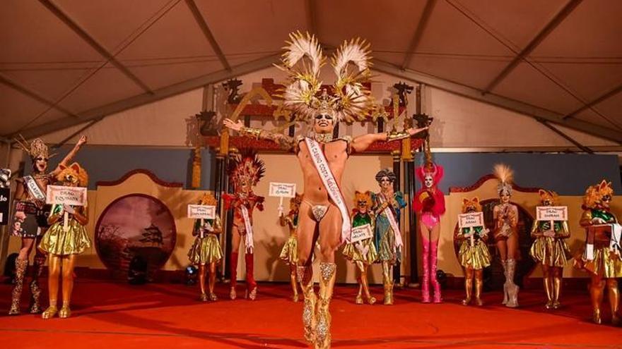 Drag Quirón se convierte en la primera reinona del Carnaval de Teror