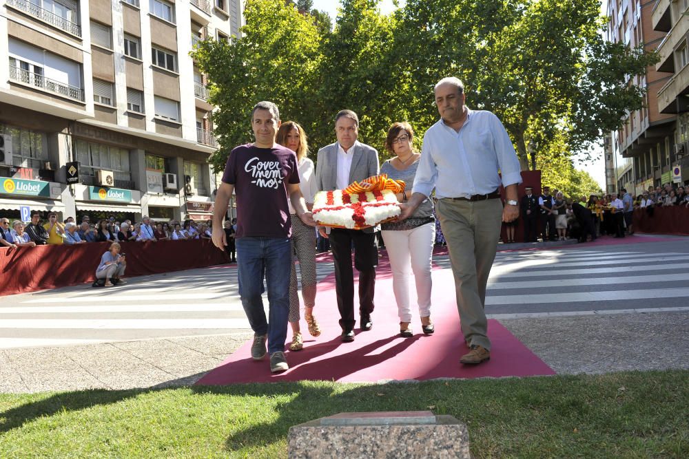 Ofrena de la Diada 2017 a Manresa